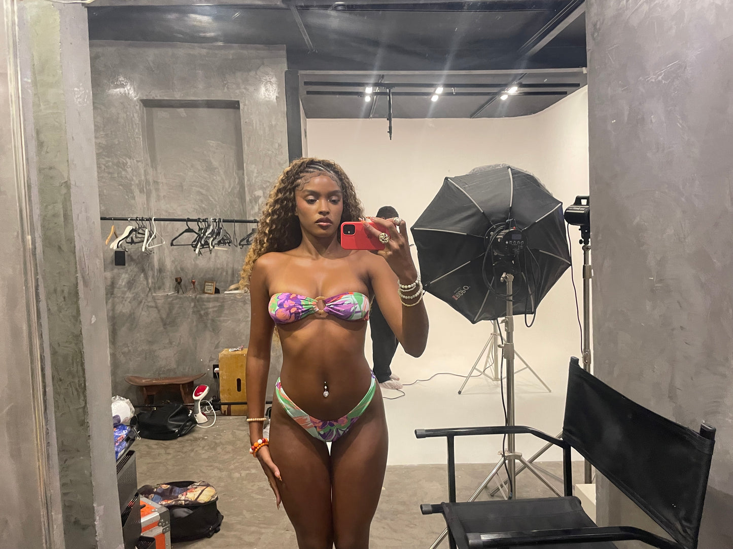 Verde Vixen bandeau top