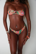 Tropical baddie bandeau bottom